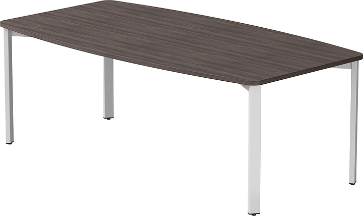 Стол переговорный Everprof EVO 2100х1100x755 мм (ЛДСП / металл) дуб пасадена / белый