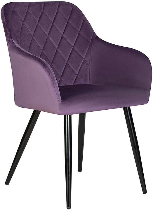 Стул обеденный DOBRIN 8266-LML ROBERT (темно-фиолетовый, черный)