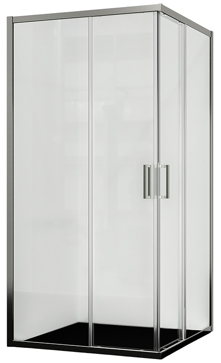 Уголок душевой Wasserkraft Tauber 64S03 900х900х2000 мм, никель