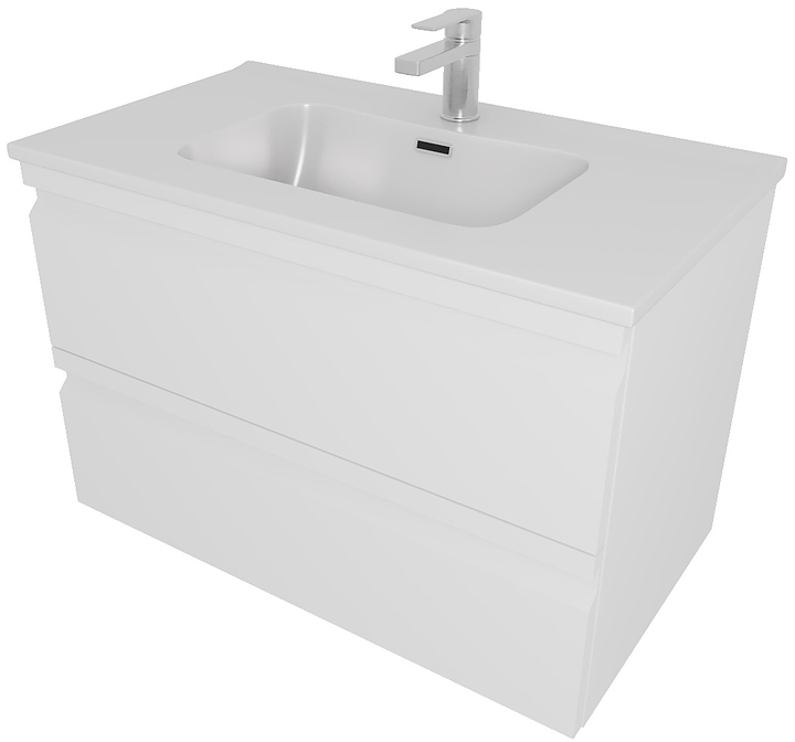 Тумба под раковину Aquatek Вега AQ77080-MW 80 см, белая