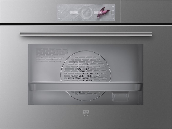 Духовой шкаф комбинированный с паром V-ZUG CombiSteamer V6000 45 CS6T-23032 платина