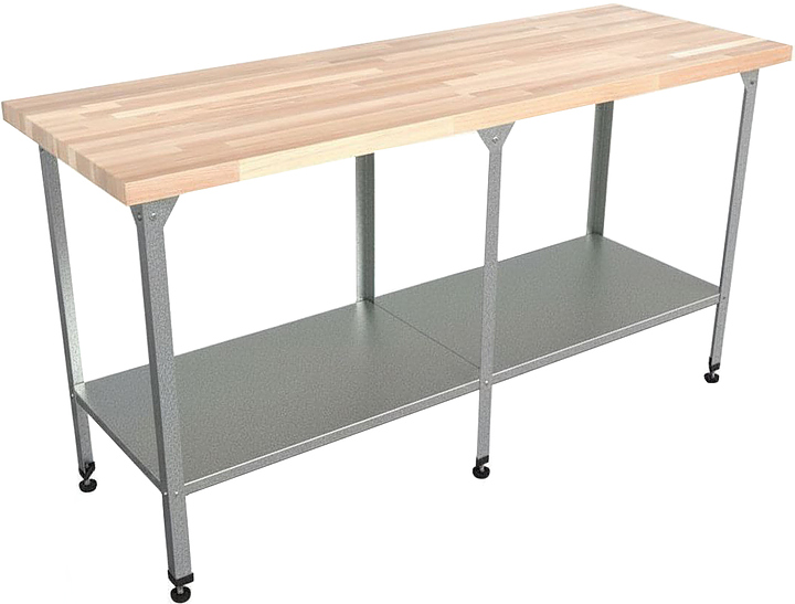 Стол кондитерский Мебель Фронт Бизнес СКБП 1700x600x860 мм, полка сплошная, береза