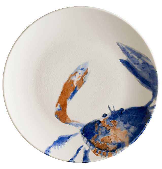 Тарелка Bonna Аквелис краб Гурмэ 79934 d 190 мм