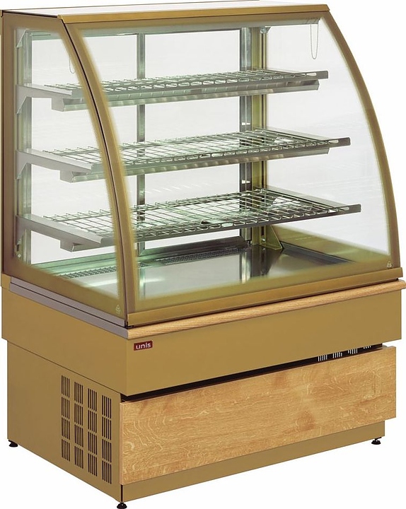 Витрина тепловая UNIS Georgia III 100 (double glass, gold)