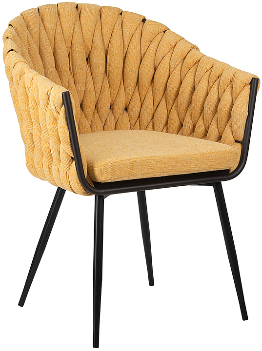 Стул обеденный DOBRIN 9691-LM-N MATILDA (желтый) 2 шт.