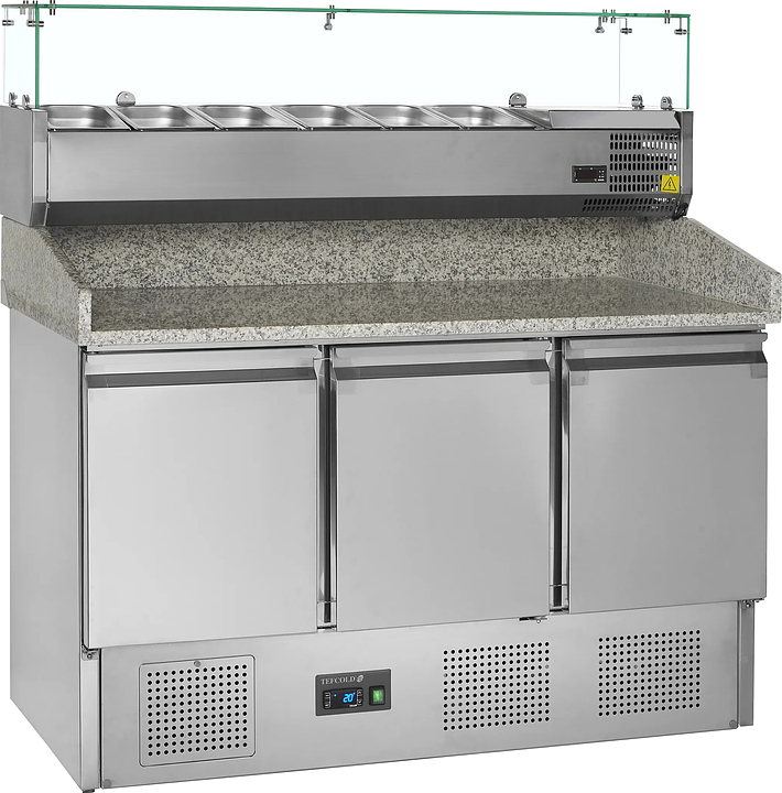 Стол для пиццы TEFCOLD PT1365 + VK33-140