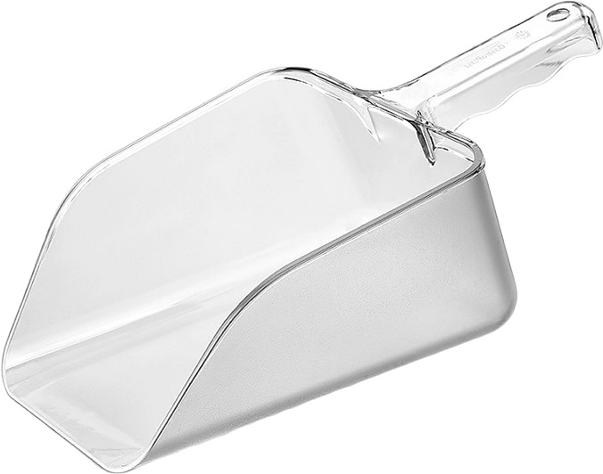 Совок для льда и сыпучих продуктов Gastroplast 1900 мл 320 мм (поликарбонат) прозрачный