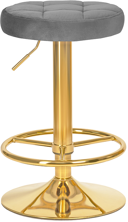 Табурет барный DOBRIN 5008-LM BRUNO GOLD (серый)
