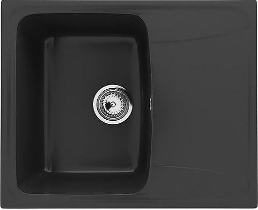 Мойка кухонная ULGRAN U-201-344 ультра-черная