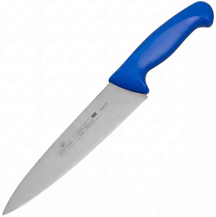 Нож поварской Китай Luxstahl HACCP W016 8" 200 мм синий
