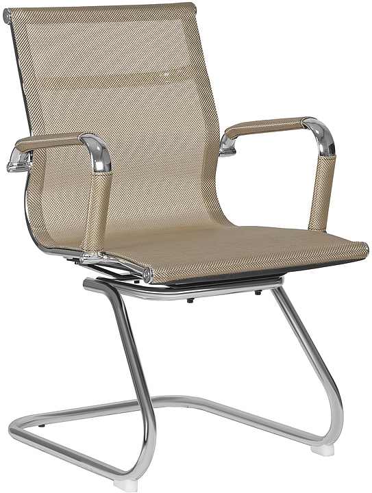 Кресло офисное для посетителей DOBRIN 102N-LMR-N CODY MESH (бежевое) 2 шт.