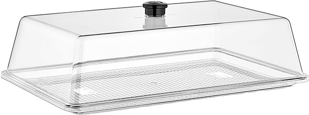 Крышка для подноса Gastroplast GF-17 41х26 см h=10 см (поликарбонат) прозрачная