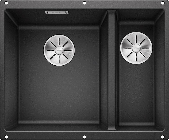 Кухонная мойка Blanco Subline 340/160-U InFino Silgranit антрацит левая мойка