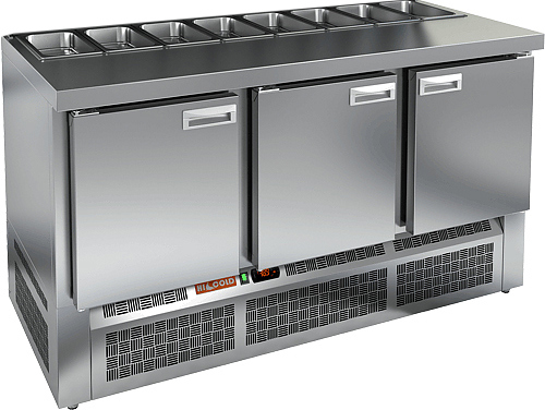 Стол для салатов HICOLD SLE1-111GN (1/3) O без крышки