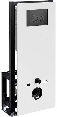 Система инсталляции для подвесного унитаза Wasserkraft Glan 66TLT.010.ME.WH.MB01