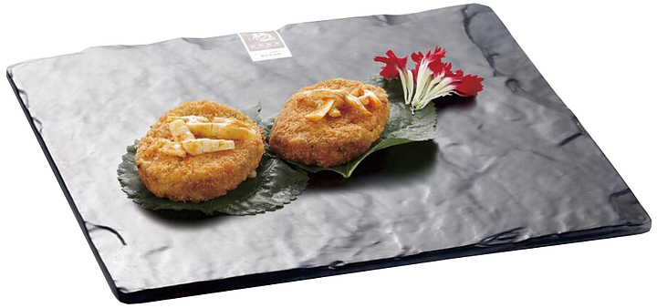 Блюдо P.L. Proff Cuisine Black Mel G416920-MS 25х25 см