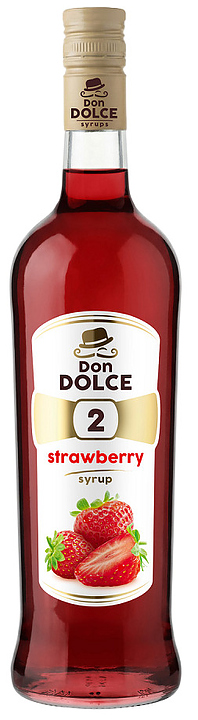 Сироп Don Dolce 75238 Клубника 1 л (бутылка стекло)