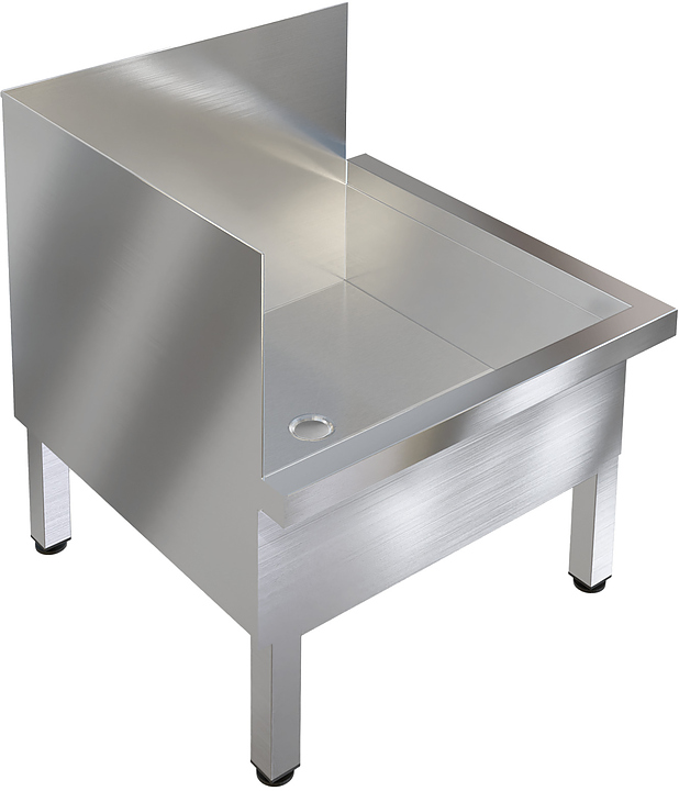 Ванна моечная моповая Restoinox ВММ-1/4-2Ф