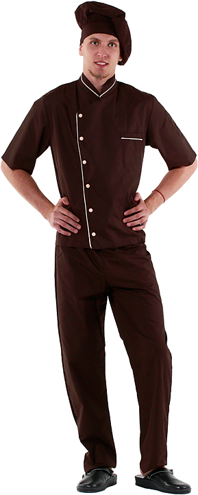 Брюки универсальные летние Клен 00200, р.46, коричневые