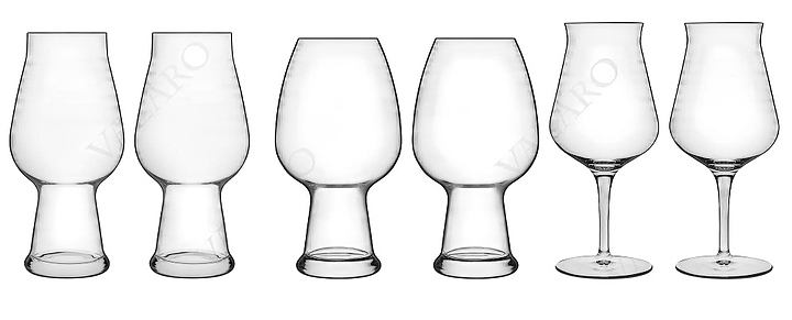 Набор бокалов для пива Luigi Bormioli A12326S0302AA01 Birrateque-GP 780 мл, 540 мл, 420 мл, 6 шт, хрусталь