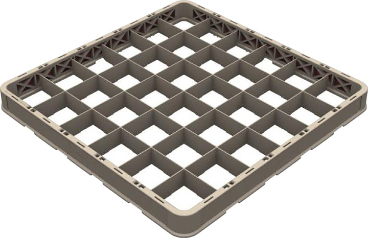 Кассета для бокалов дополнительная Pujadas 5361F1 36 ячеек (500х500)