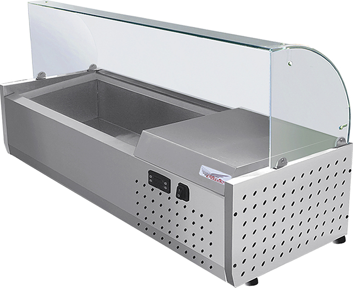 Витрина холодильная Finist ToppingBox НХВсм-7 с моллированным стеклом