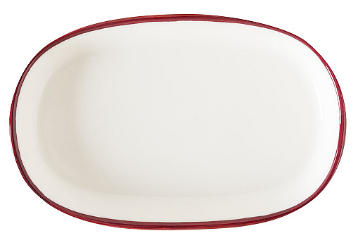 Блюдо для подачи Bonna Линеа Бургундия Хюгге 78049 100х65 мм