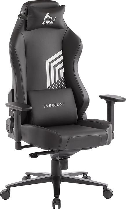 Кресло геймерское Everprof Hanzo (экокожа) черное