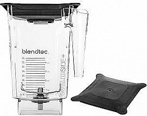 Набор из 2 стаканов Blendtec 2 Wildside Jar, Soft Lid, прозрачные, с мягкими крышками