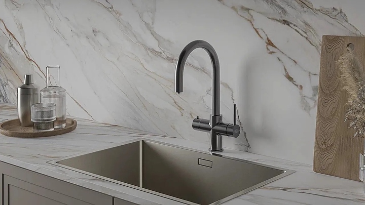 Система мгновенного кипячения воды 4 в 1 ArtisanTech Aquahot Milan GM (вороненая сталь)