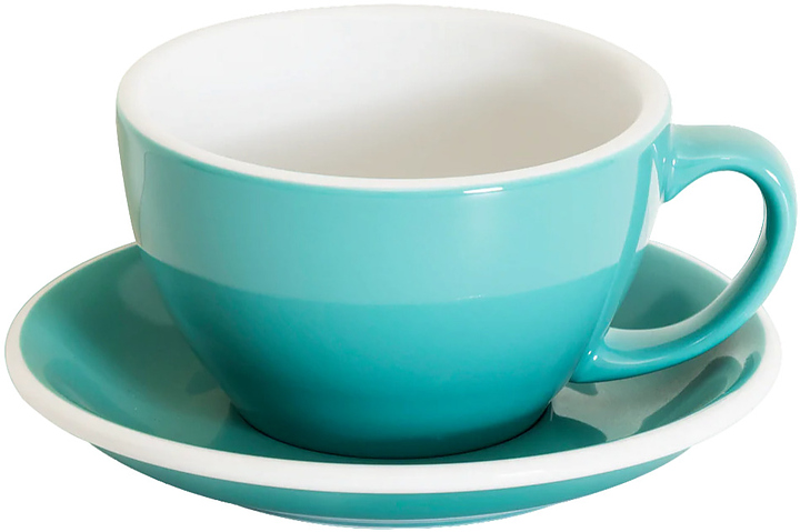 Кофейная пара Loveramics Egg Latte Cup 300-13BTE/14BTE 300 мл, бирюзовый (teal)