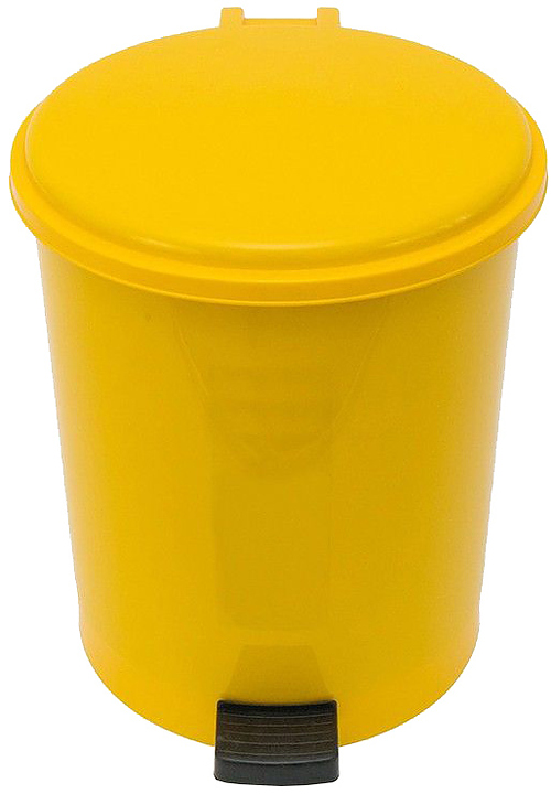 Контейнер для мусора TELKAR 50069 25 л желтый