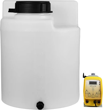 Комплекс дозирования SpaceAqua Dose 803-IMP, емкость 60 л, от счетчика Canature 85/89