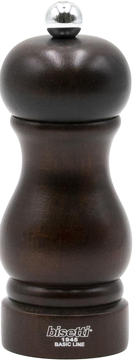 Мельница для соли Bisetti Sorrento 7150MST h=130 мм бук, грецкий орех