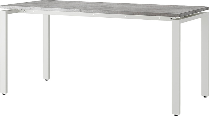 Стол компьютерный КОБОР КP-180/80 white/chicago