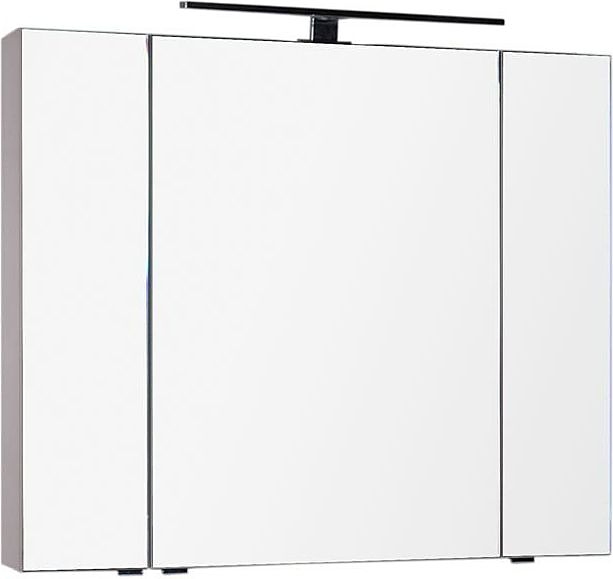 Шкаф зеркальный Aquanet Эвора 100 капучино