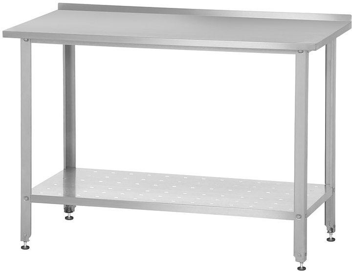 Стол производственный Mecon Base СПРб 600х600х860 мм, с бортом