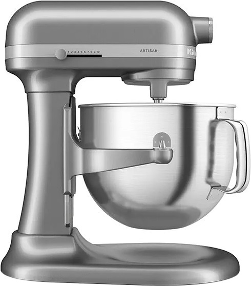 Миксер планетарный KitchenAid Artisan 5KSM70SHXECU 6,6 л серебристый