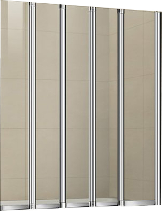 Шторка на ванну CEZARES PRATICO-V-5-120/140-P-Cr-R 120х140 см
