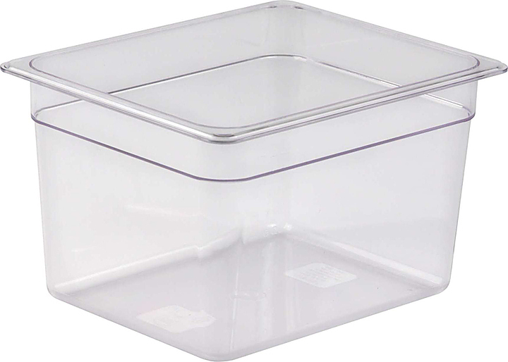 Гастроемкость Luxstahl JW-P128 GN 1/2-200 (327x265х200) поликарбонат