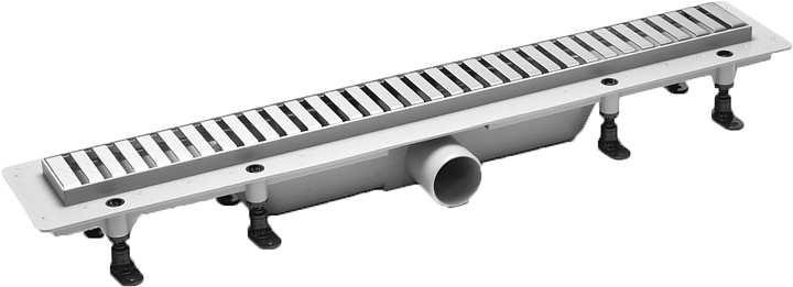 Комбинированный пластиковый сливной канал PlastBrno DESIGN 3 SZA3550