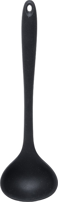 Половник MGprof 75291 0,06 л l ручки=23 см d=9 см (силикон) черный