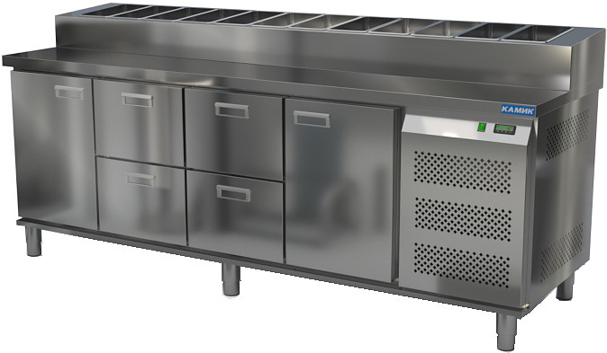 Стол холодильный для пиццы КАМИК СОП-242376