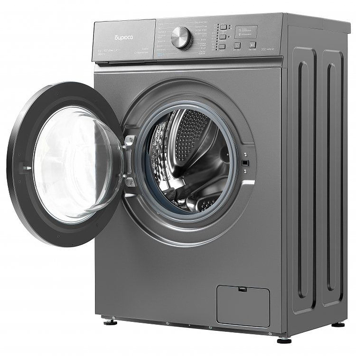 Стиральная машина Бирюса WM-SM510/10 M 5 кг 1000 об/мин фронтальная, серый металлик