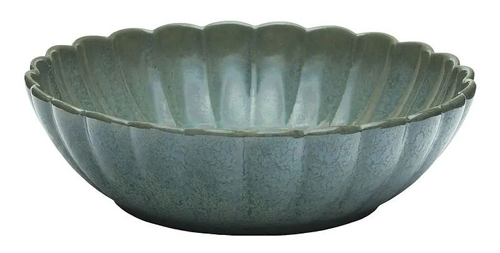 Салатник Oxford FLORA HORTENCIA 152499 2 л d 25,5 см серо-зеленый