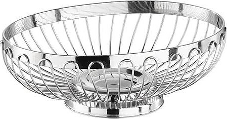 Корзинка для хлеба APS 76470 20,5х15,5 h=7 см (нерж. сталь) овальная