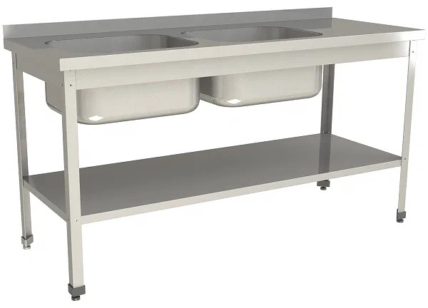 Ванна моечная Restoinox ВМЦ-2/15/6-БПЛ-ЭН