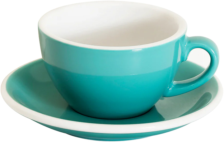 Пара кофейная Loveramics Egg C088-B087B 200 мл, бирюзовая