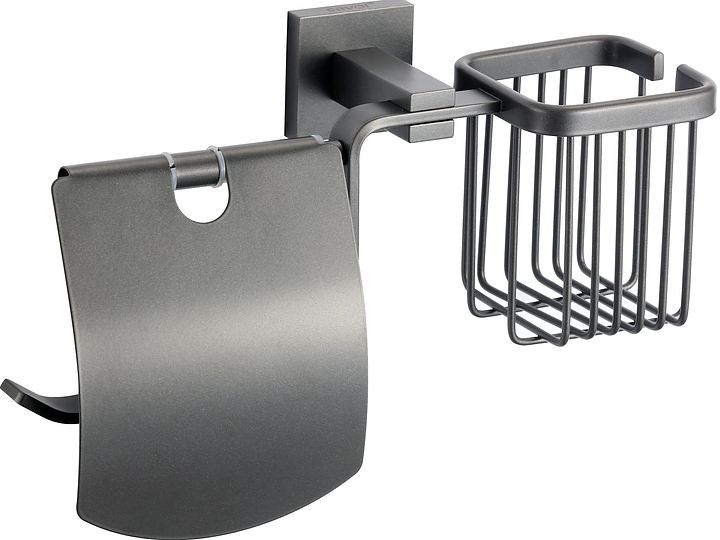 Держатель для туалетной бумаги с крышкой Savol S-L06551Q левый