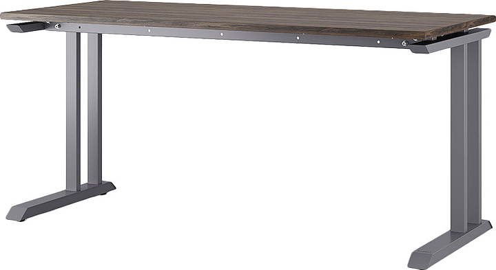 Стол офисный КОБОР L1-140/70 graphite/charlston